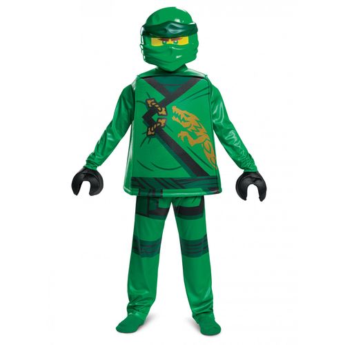 Déguisement Deluxe Lloyd Ninjago Legacy - Lego Enfant - Taille: 7 - 8 Ans (124 - 136 Cm)