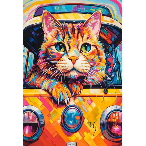 Cat Bus Travel - Puzzle 1000 Pièces