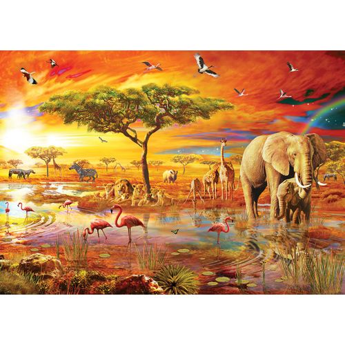 Safari En Afrique - Puzzle 3000 Pièces