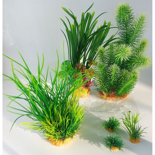 Zolux-D?Co Plantkit Idro N?3. Plantes Artificielles. 6 Pieces. H 28 Cm. D?Coration D'aquarium.-Zo-352152