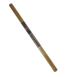 Didgeridoo En Bambou Peint Motif Salamandre -120cm