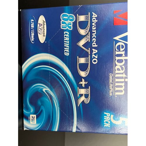 5 pack DVD+R verbatim 