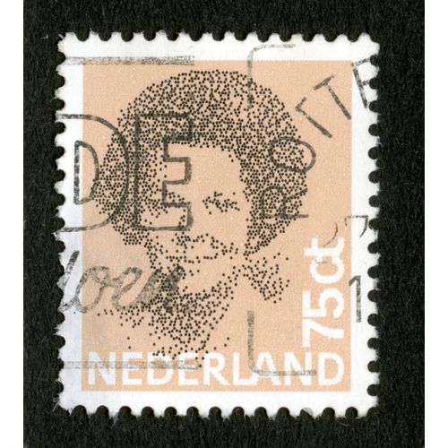 Timbre Oblitéré Nederland 75 Ct