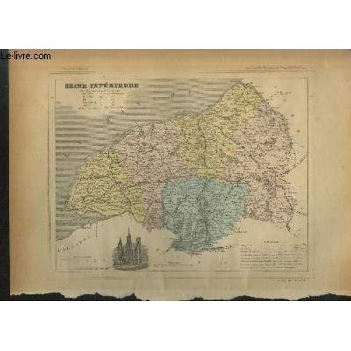 Département De Seine-Et-Marne : Carte De Seine-Inférieure