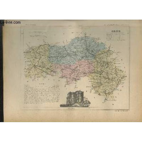 Carte Du Département De L Orne