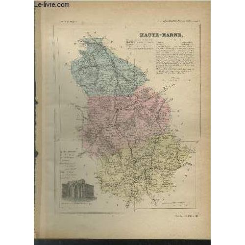 Carte Du Département De La Haute-Marne