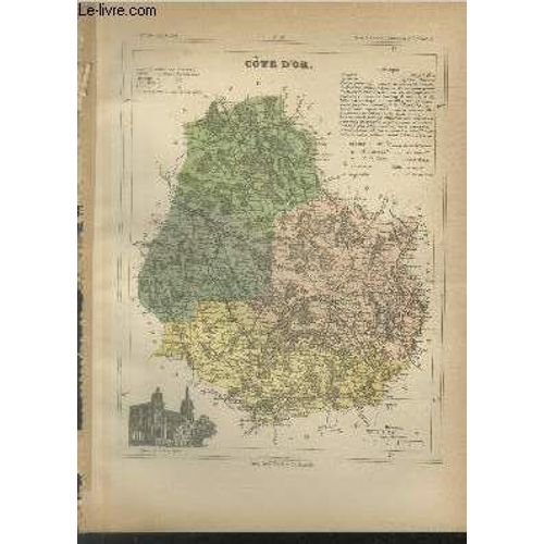 Carte Du Département De Côte D Or