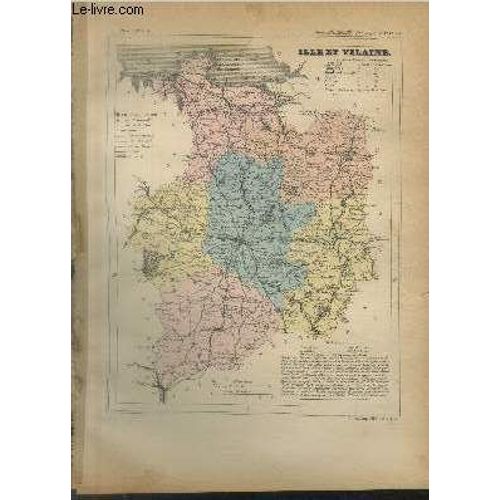 Carte Du Département D Ille Et Vilaine