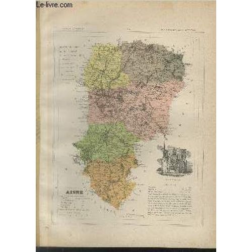 Carte Du Département De L Aisne