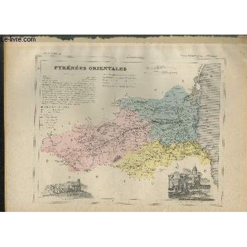 Carte Du Département Des Pyrénées Orientales