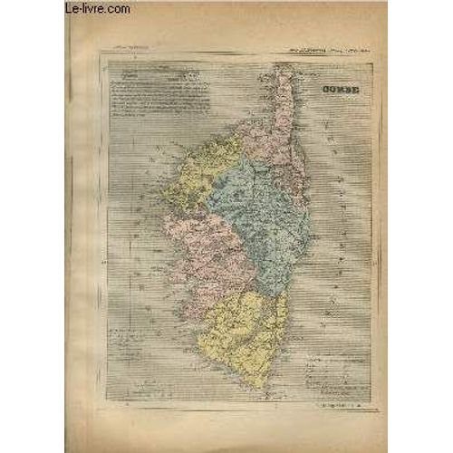 Carte De La Corse