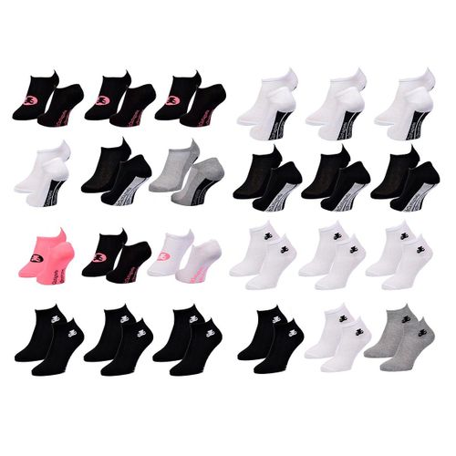 Chaussettes Femme Lulu Castagnette Pack De 12 Paires Sneaker Lulu Assorties