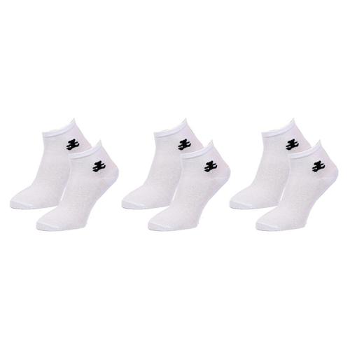 Chaussettes Femme Lulu Castagnette Qualité Et Confort-Assortiment Modèles Photos Selon Arrivages- Pack De 3 Paires Lulu Low Cut Blanches