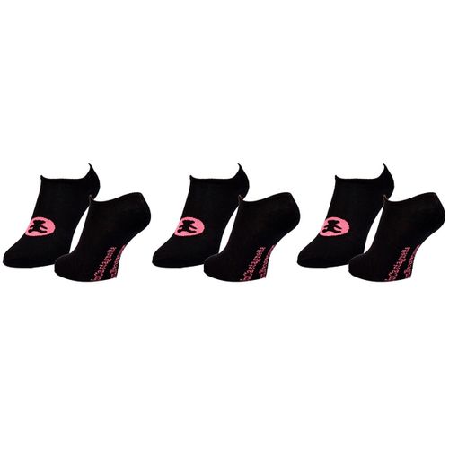 Chaussettes Femme Lulu Castagnette Pack De 3 Lulu Sneaker Fluo Noires