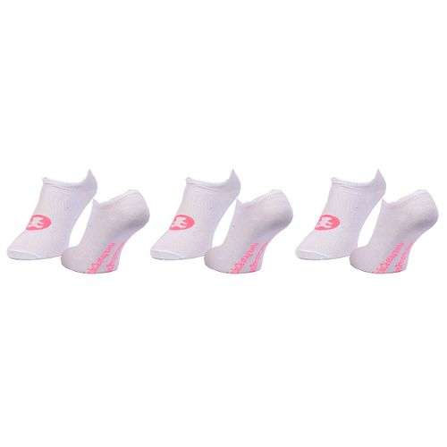 Chaussettes Femme Lulu Castagnette Pack De 3 Lulu Sneaker Fluo Blanches