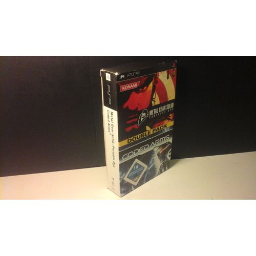 Metal Gear Solid Portable Ops + Coded Arms Double Pack Konami Collector Psp