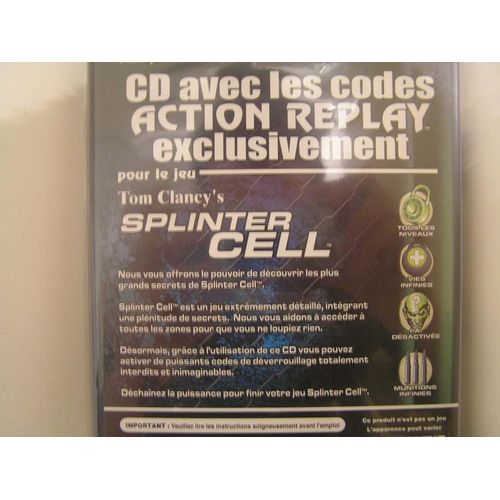 Cd Cheats Codes Pour Splinter Cell Ps2