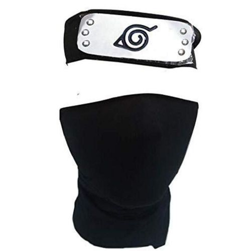 [Une] Anime Naruto Bandeau Masque Facial Gants Arme Pack Cosplay Prop