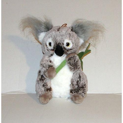 Peluche Koala Qui Tient Sa Feuille D'eucalyptus Doudou Koala Toys Compagny 23cm