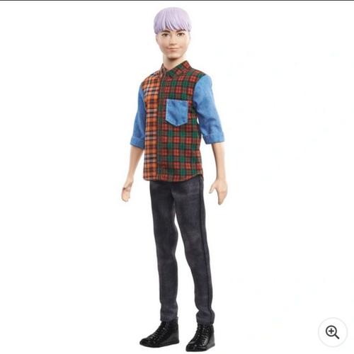 Barbie Ken Fashionistas Doll 154 Purple Hair