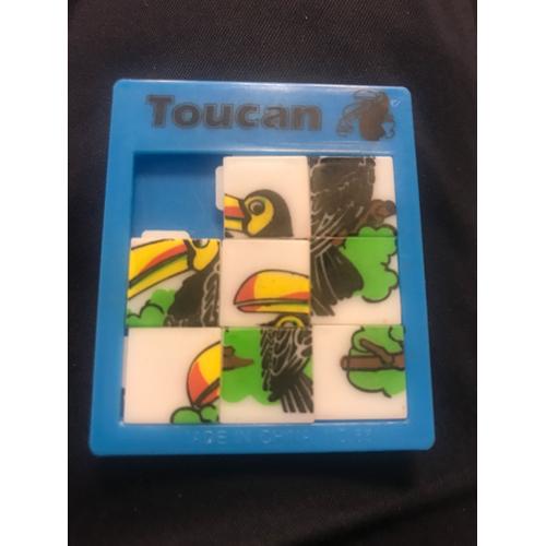Petit Puzzle Coulissant N.651 : Toucan - Le Toucan - Perroquet - 5,5x4 Cm