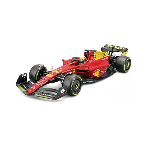 Voiture Miniature 16 Leclerc - Bburago - 1:18 - Ferrari Racing - Ferrari F1-75 Edition Monza