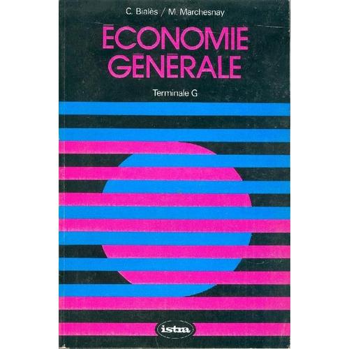 Economie Générale Terminale G