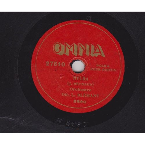 78/20 78 Rpm 20 Cm Diametre - Hylda Polka Pour Cornet A Piston (Joseph Reynaud ) - Le Rossignol Piccolo Polka Pour Flûte