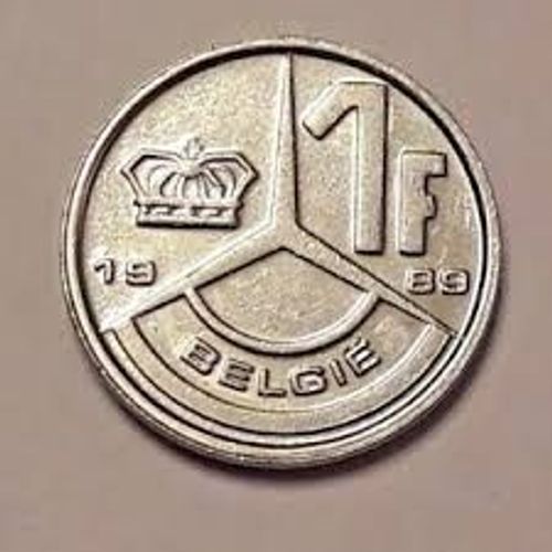 1 Franc Belge 1989