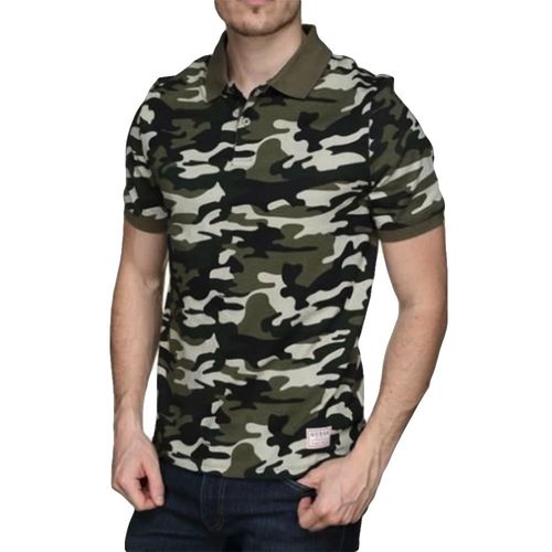 Polo Guess Dylan Ss Polo Homme Camouflage