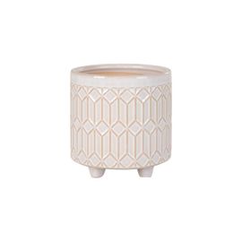 Vase À Plantes Flowerpot, Blanc, 20x20x19,5 Cm