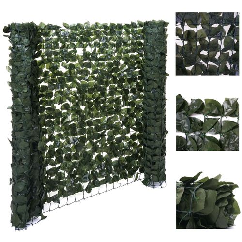 Brise-Vue De Balcon T811, Brise-Vue De Haie De Hêtre Bardage Coupe-Vent   300x150cm Foncé