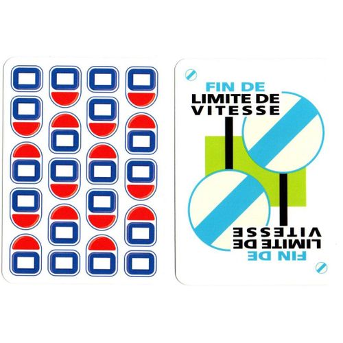 Carte "Fin De Limite De Vitesse" Pour 1000 Bornes
