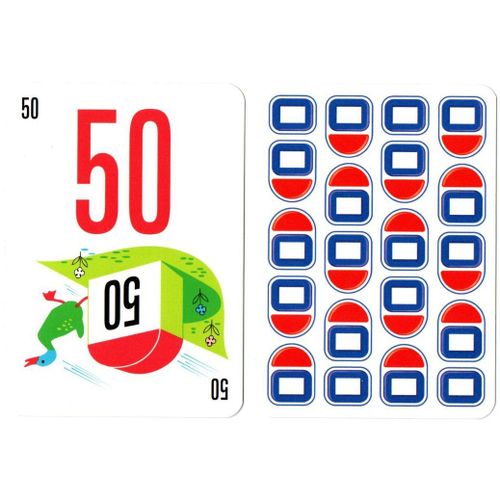 Carte "50" Pour 1000 Bornes