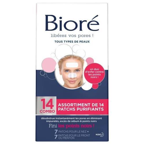 Bioré Assortiment De 14 Patchs Purifiants 