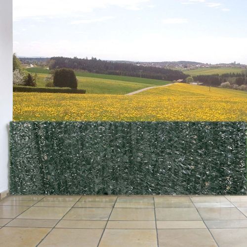 Brise-Vue De Balcon N77, Brise-Vent   300x150cm Sapin Foncé