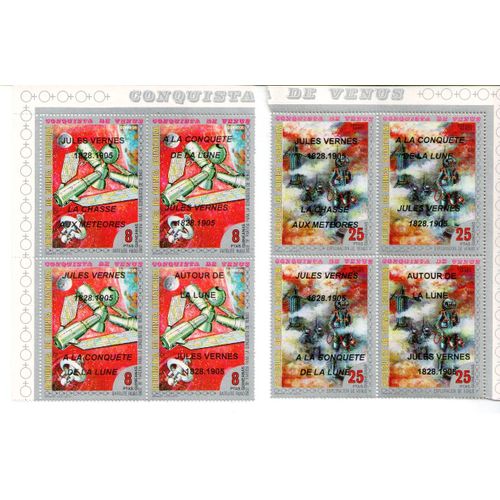 2 Blocs De 4 Timbres Guinée Equatoriale - Espace