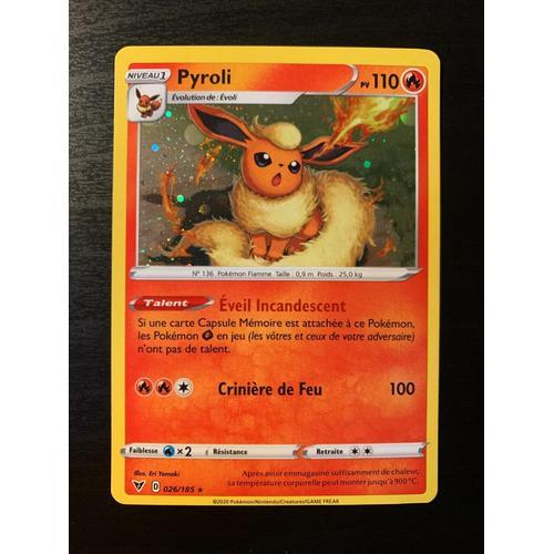 Pokémon Pyroli 026 / 185 Holo Eb04 Voltage