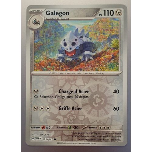 Pokémon Galegon 121/ 167 Ev06 Mascarade Crépusculaire