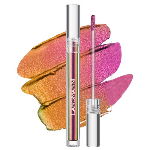 Fard À Paupières Liquide Métallique Scintillant, Accessoires De Maquillage Pour Les Yeux Pour Femmes 