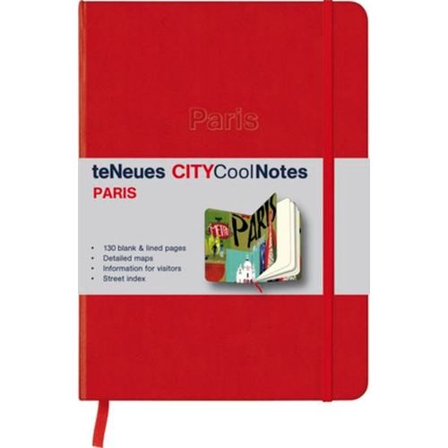 City Cool Notes Paris Red City Collage 10x15 Cm