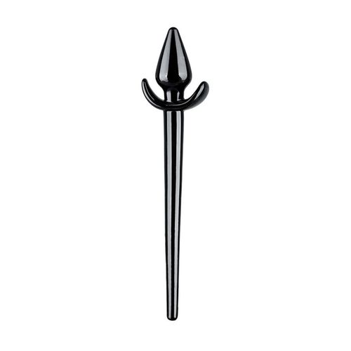 Sextoys - Gode Anal - Plug Anal Queue Zoo Taille M 8 X 4 Cm Queue 22 Cm Noir