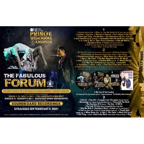 Prince - The Fabulous Forum - 3CD Set - mini-disque-video