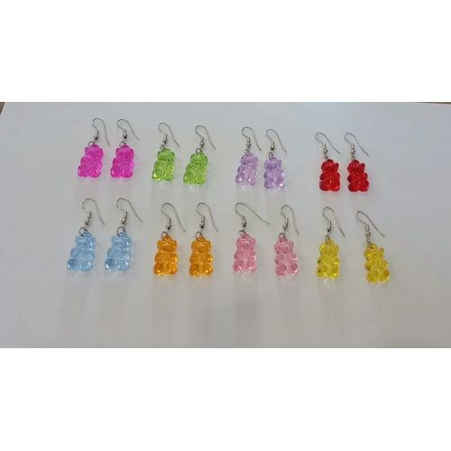 Boucles D'oreilles Ours Haribo !