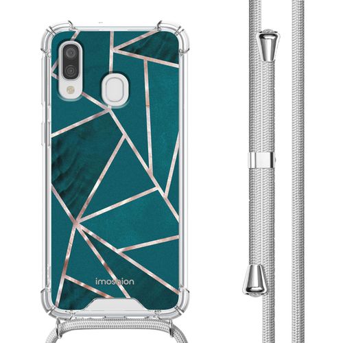 Imoshion Coque Design Avec Cordon Samsung Galaxy A40 Petrol Green Graphic