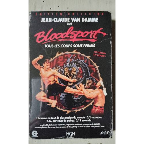 Bloodsport - Édition Collector Limitée Esc Vhs-Box - 4k Ultra Hd + Blu-Ray + Blu-Ray Bonus + Dvd + Goodies