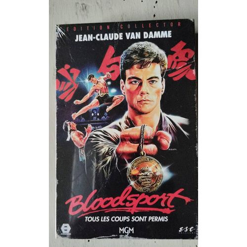 Bloodsport - Édition Collector Limitée Esc Vhs-Box - 4k Ultra Hd + Blu-Ray + Blu-Ray Bonus + Dvd + Goodies