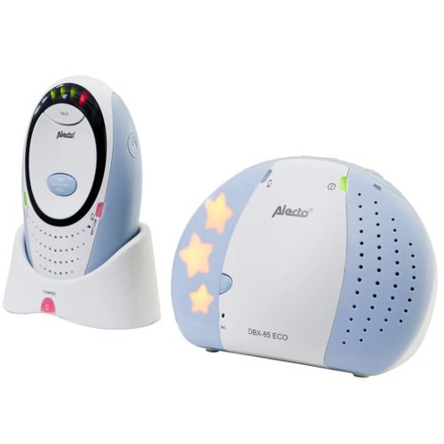 Alecto Dect Interphone Bebe Dbx 85 Eco Blanc Et Bleu Rakuten