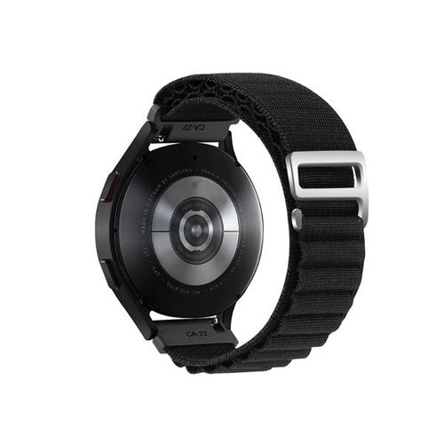 Bracelet Alpine M Nylonsense (Poignet De 145 Mm À 190 Mm) Phonecare Compatible Avec Huawei Watch 4 Pro Space Edition - Noir