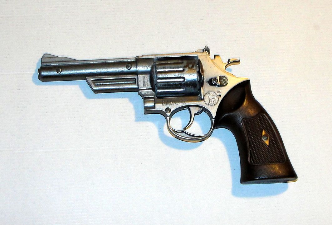 pistolet a petard ranger jouet en metal 26 cm